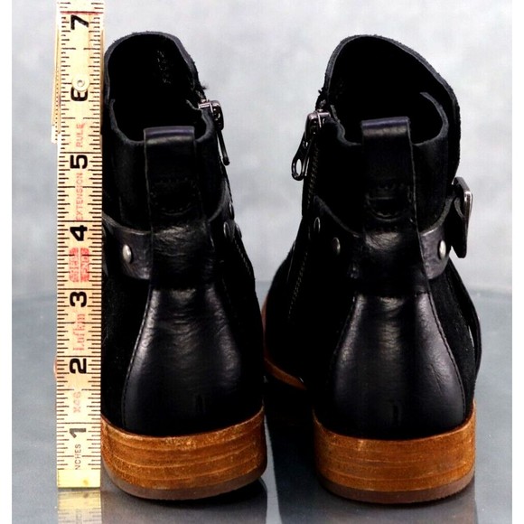 Kork Ease Women's Side Zip Booties Boots Size 6 Nubuck Leather Black - Picture 13 of 13